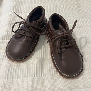 L'Amour Dark Brown Kids Dress Shoes